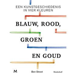 Foto van Blauw, rood, groen en goud