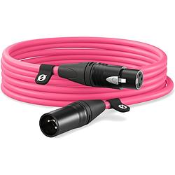 Foto van Rode xlr-6m pink premium xlr-kabel 6 meter
