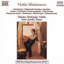 Foto van Violin miniatures - cd (4891030503069)