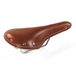 Foto van Selle monte grappa zadel old frontiers sports leer 30 cm cognac