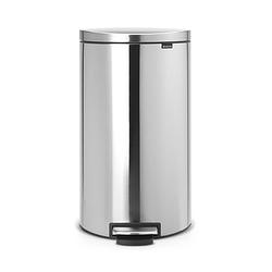 Foto van Brabantia flatback+ pedaalemmer 30 liter met kunststof binnenemmer - matt steel fingerprint proof