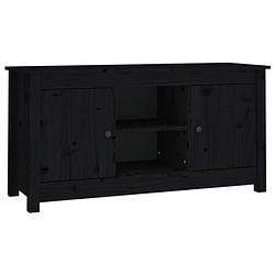 Foto van The living store tv-kast sage - tv-kast - 103 x 36.5 x 52 cm - massief grenenhout