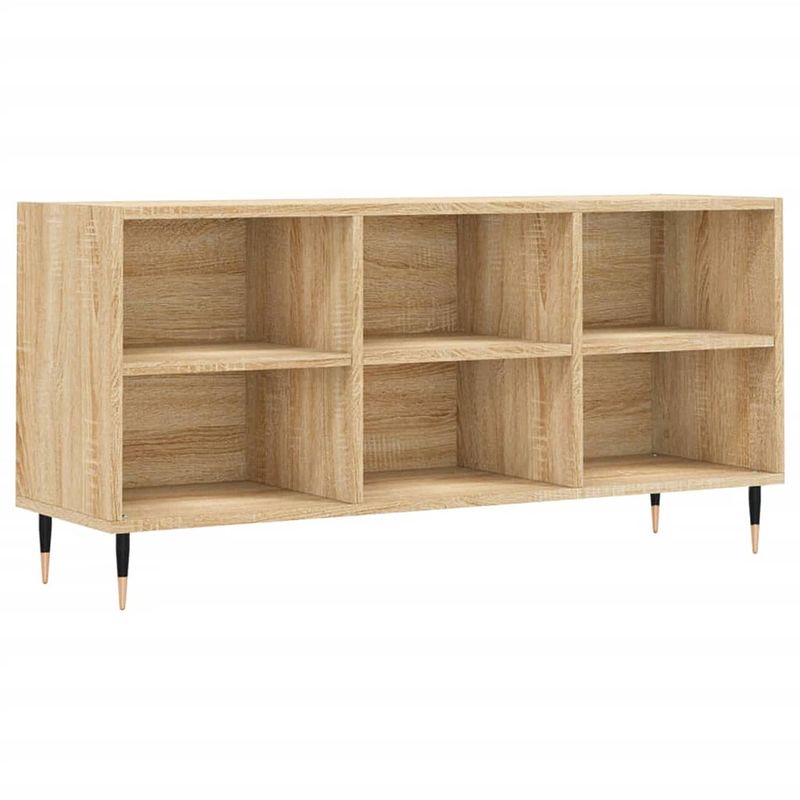 Foto van The living store tv-meubel - 103.5 x 30 x 50 cm - sonoma eiken