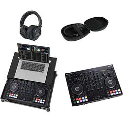 Foto van Roland dj-707m dj controller & flightcase + hoofdtelefoon & hardcase