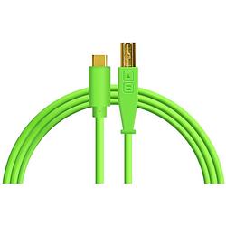 Foto van Dj techtools chroma cable straight usb-c 1.5 m groen