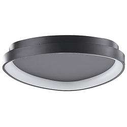 Foto van Beliani nanding - plafondlamp-zwart-staal