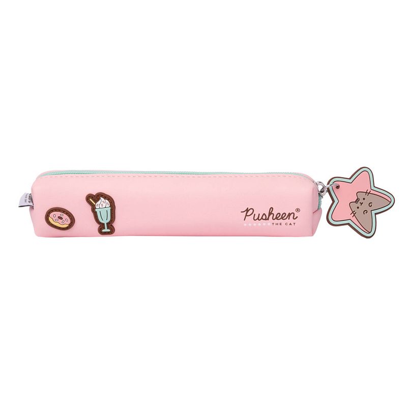 Foto van Pusheen etui meisjes 20 x 4 cm polyester roze