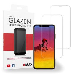 Foto van 2-pack bmax apple iphone xs max screenprotector - glass - 2.5d