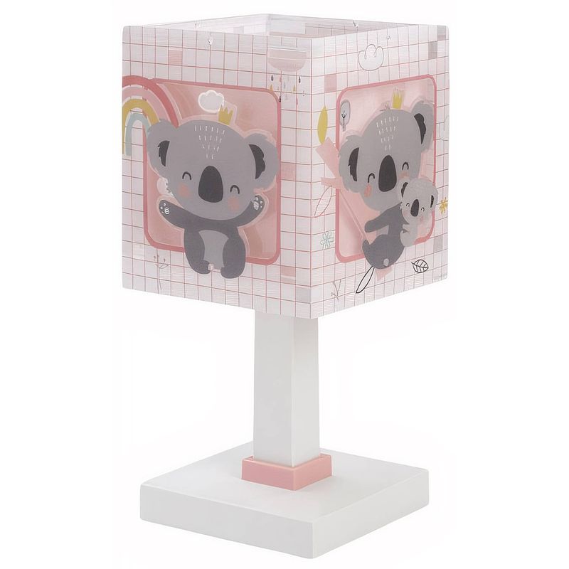 Foto van Starbright nachtlampje koala junior 30 x 15 cm wit/roze