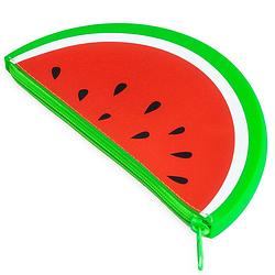 Foto van Balvi etui watermeloen 19,5 x 10 cm siliconen rood/groen
