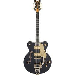 Foto van Gretsch g6636t players edition falcon center block double-cut black semi-akoestische gitaar met koffer