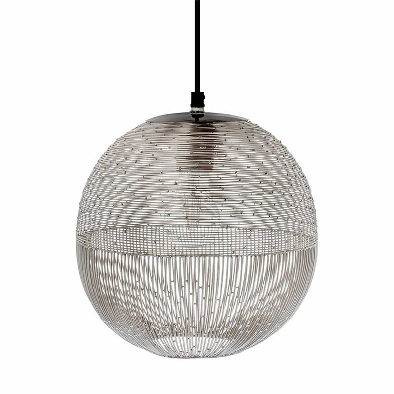 Foto van Riverdale hanglamp ysa 27cm zilver