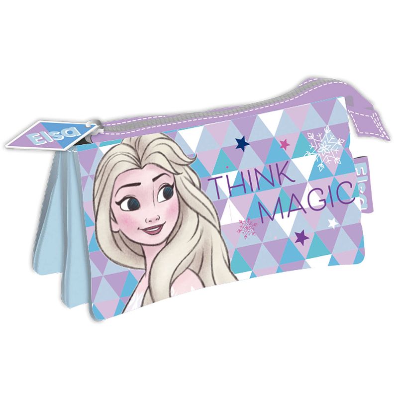 Foto van Disney etui frozen ii junior 21 x 11 cm polyester paars/blauw