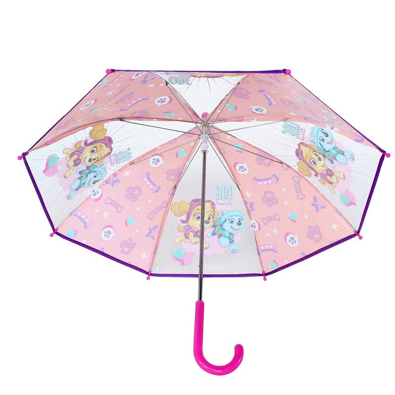 Foto van Paw patrol kinder paraplu roze 71 cm - paraplu'ss