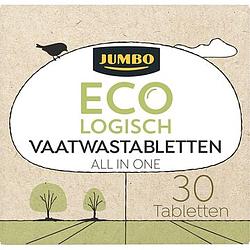 Foto van Jumbo ecologisch vaatwastabletten all in one 30 stuks 480g