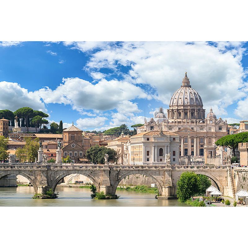 Foto van Spatscherm vaticaanstad - 100x65 cm