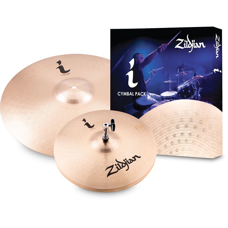 Foto van Zildjian i family essentials pack 14 inch hihat + 18 inch crash ride