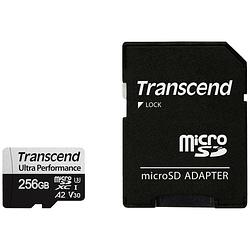 Foto van Transcend microsdxc 340s microsdhc-kaart 256 gb class 10, class 3 uhs-i