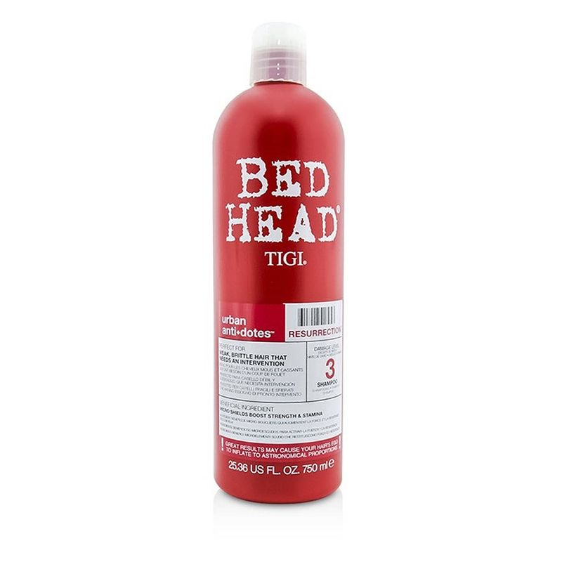 Foto van Bed head urban antidotes resurrection shampoo voor sterk haarherstel 750ml