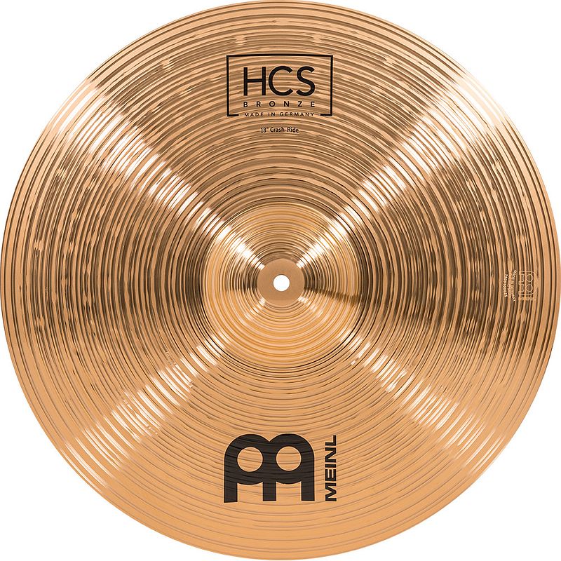 Foto van Meinl hcsb18cr hcs bronze 18 inch crash ride