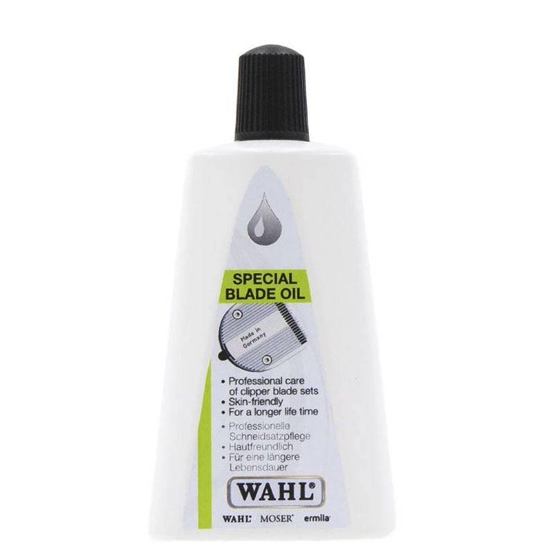 Foto van Moser hondentondeuse-olie wahl 200 ml wit