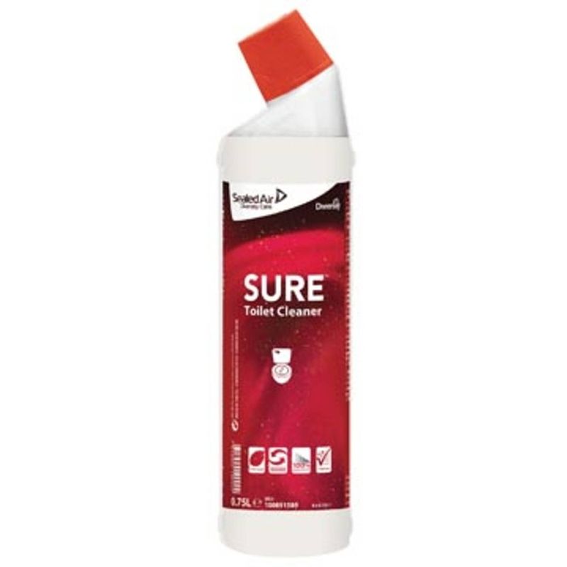 Foto van Diversey toiletreiniger sure, flacon van 750 ml