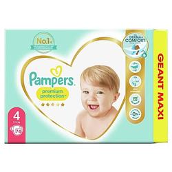 Foto van Pampers premium protection maat 4 - 74 luiers