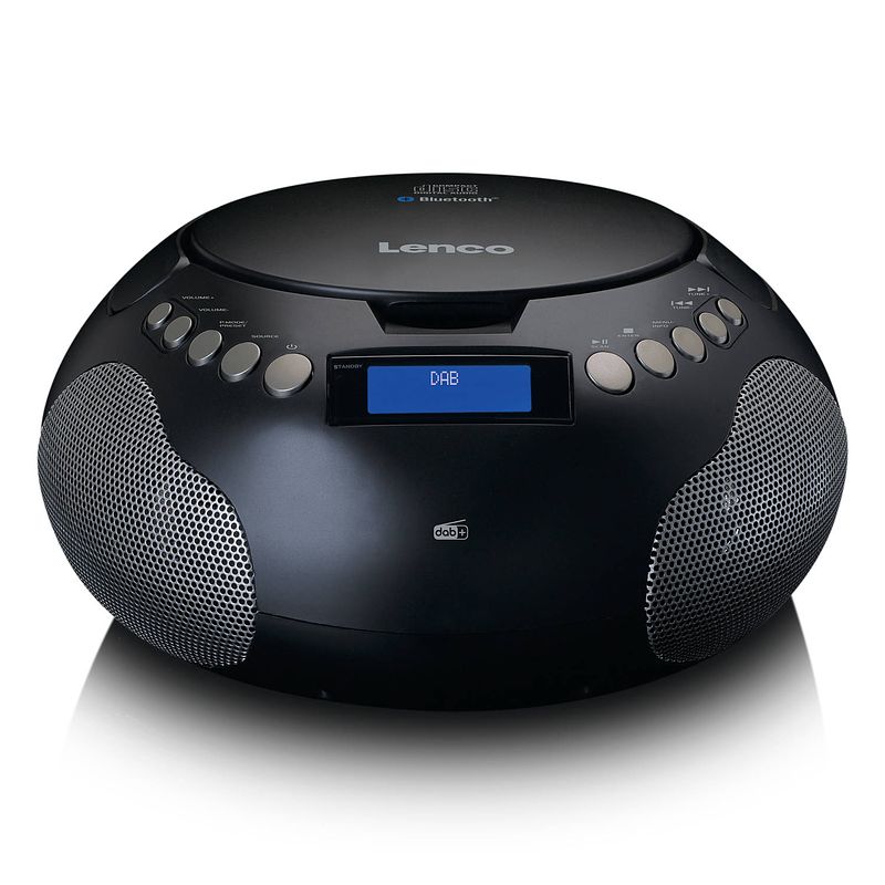 Foto van Draagbare radio met dab+/ fm radio en bluetooth lenco scd-341bk zwart