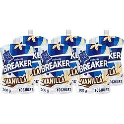 Foto van Melkunie breaker vanille yoghurt 6 x 200g bij jumbo