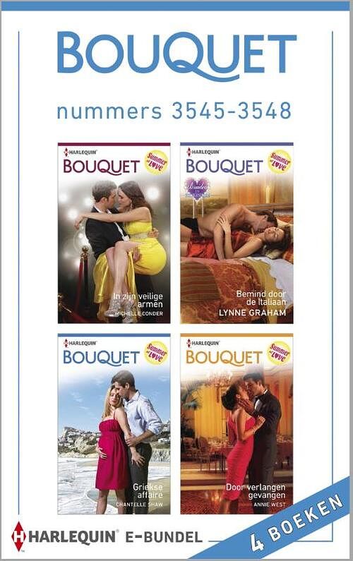 Foto van Bouquet e-bundel nummers 3545-3548 (4-in-1) - annie west - ebook (9789402504729)