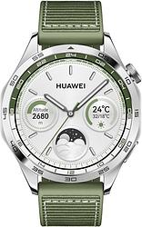 Foto van Huawei watch gt 4 zilver/groen 46mm