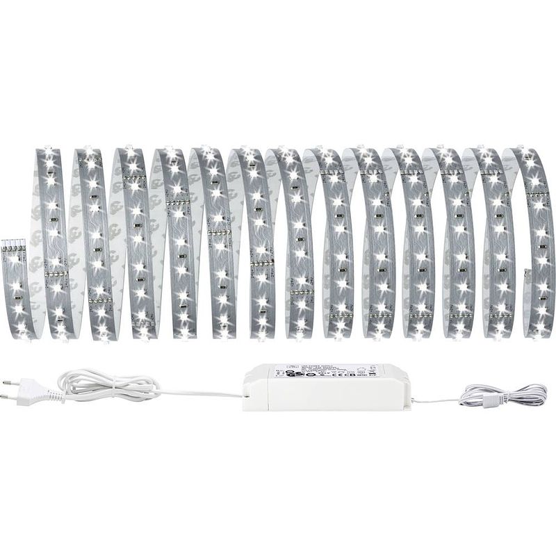 Foto van Paulmann maxled 500 70605 led-strip basisset met connector (male) 24 v 5 m daglichtwit