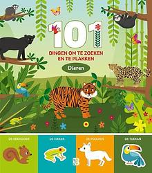 Foto van 101 dingen om te zoeken en te plakken: dieren - paperback (9789403223162)