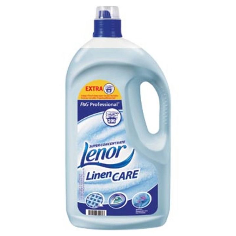 Foto van Lenor professional wasverzachter lentefris, 200 wasbeurten, flacon van 4 liter