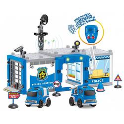 Foto van Toi-toys politiebureau met licht en geluid 49,5 cm blauw