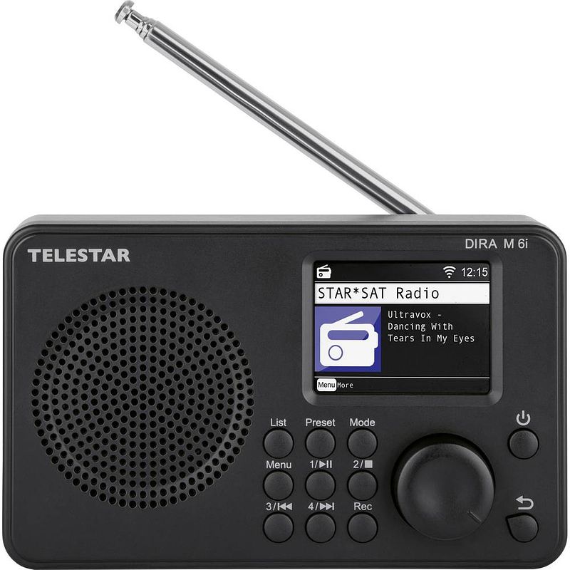 Foto van Telestar dira m 6i tafelradio met internetradio internet, dab+, vhf (fm) bluetooth, dab+, dlna, internetradio, fm, usb, wifi opnamefunctie, geschikt voor dlna,