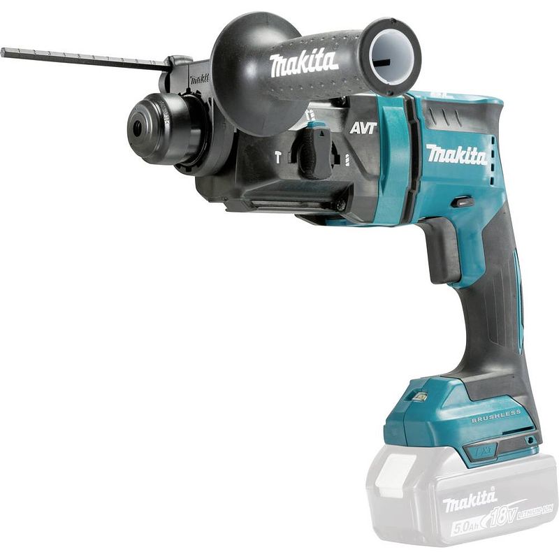 Foto van Makita makita sds-plus-accu-combihamer 18 v incl. lader