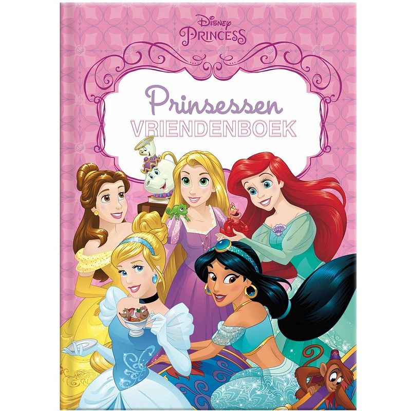 Foto van Disney princess prinsessen vriendenboek - 80 pagina's - hardcover