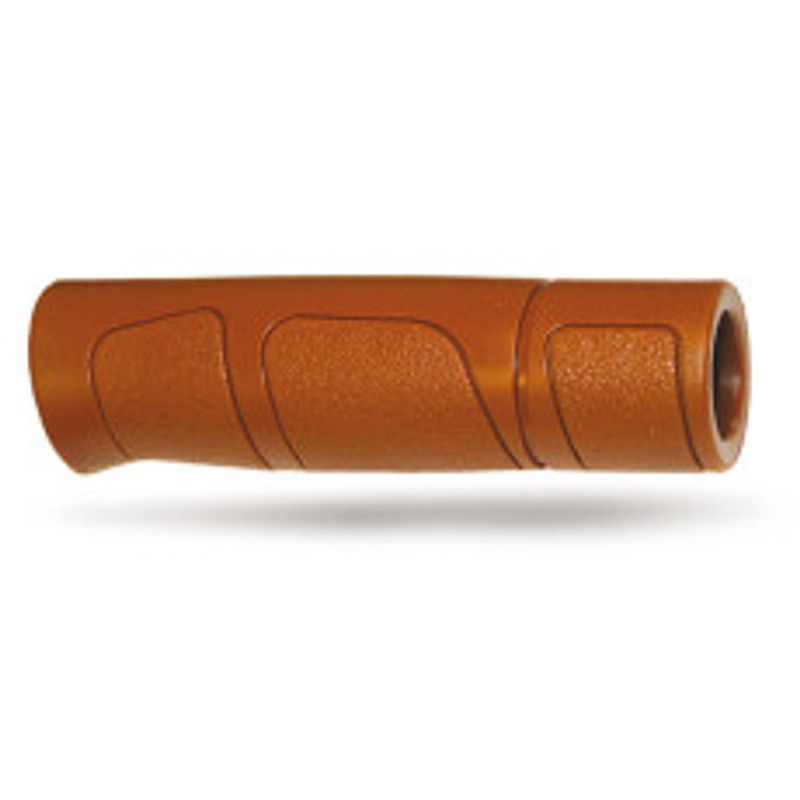 Foto van Pro 942 handvat bulk caramel 120mm per stel ø22mm afsnijdbaar