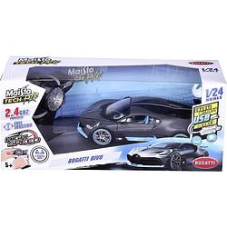 Foto van Maistotech 82333 bugatti divo 1:24 rc modelauto voor beginners elektro straatmodel achterwielaandrijving incl. accu, oplader en batterijen voor de zender