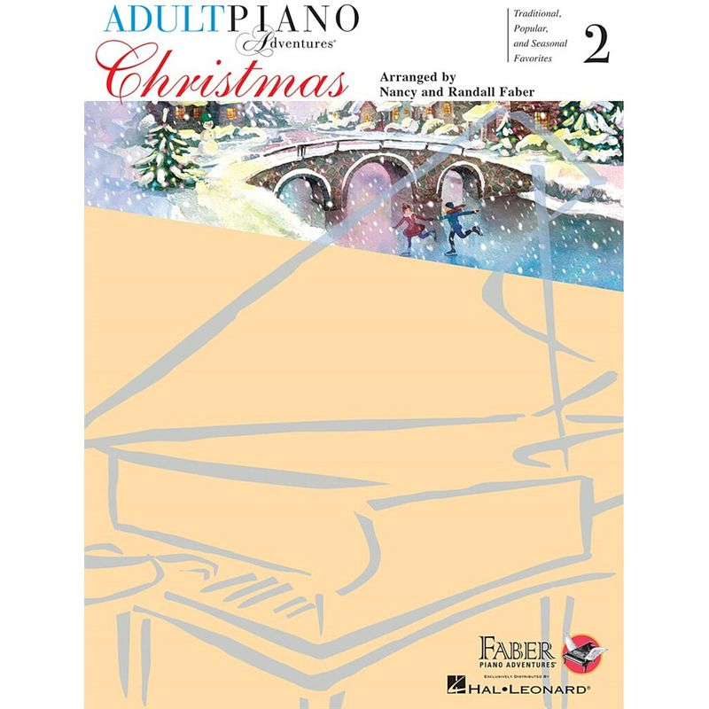 Foto van Hal leonard adult piano adventures christmas for all time 2 pianoboek met audio-online