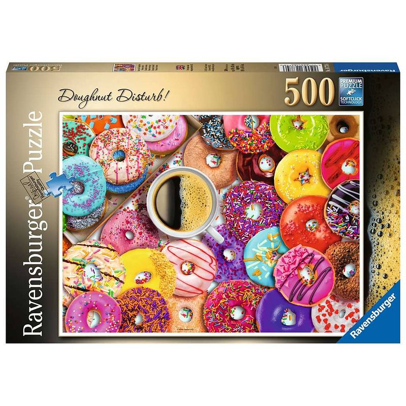 Foto van Ravensburger puzzel donut verstoring 500st