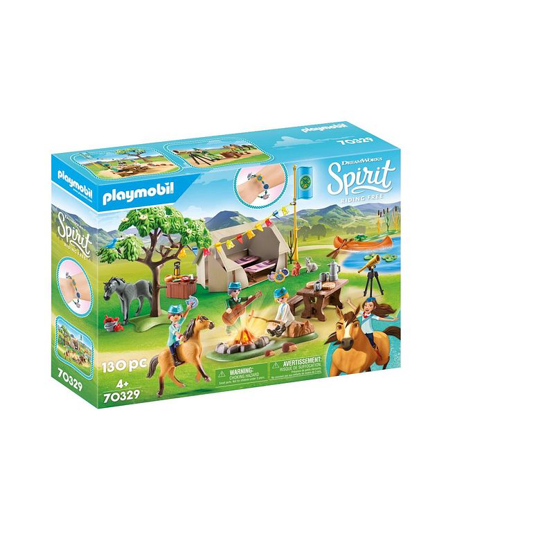 Foto van Playmobil spirit - paardenkamp 70329