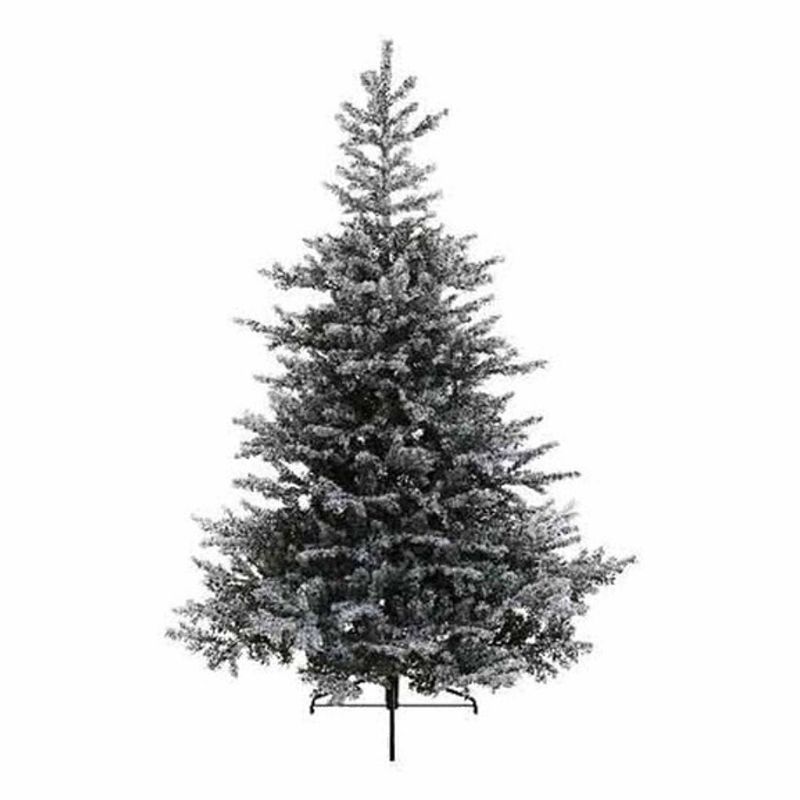 Foto van Kunst kerstboom grandis fir - 1038 tips - met sneeuw - 150 cm