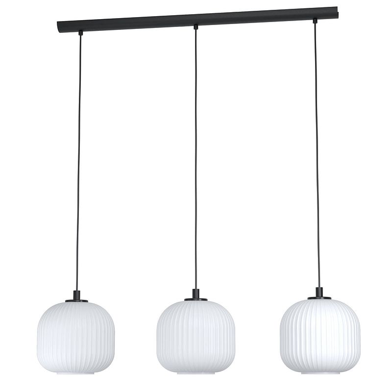 Foto van Eglo mantunalle - hanglamp - e27 - 120 cm - zwart