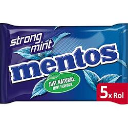 Foto van Mentos chewy dragees muntsmaak 5 x 37, 5g bij jumbo