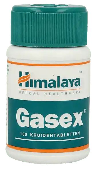 Foto van Himalaya herbals gasex tabletten 100st