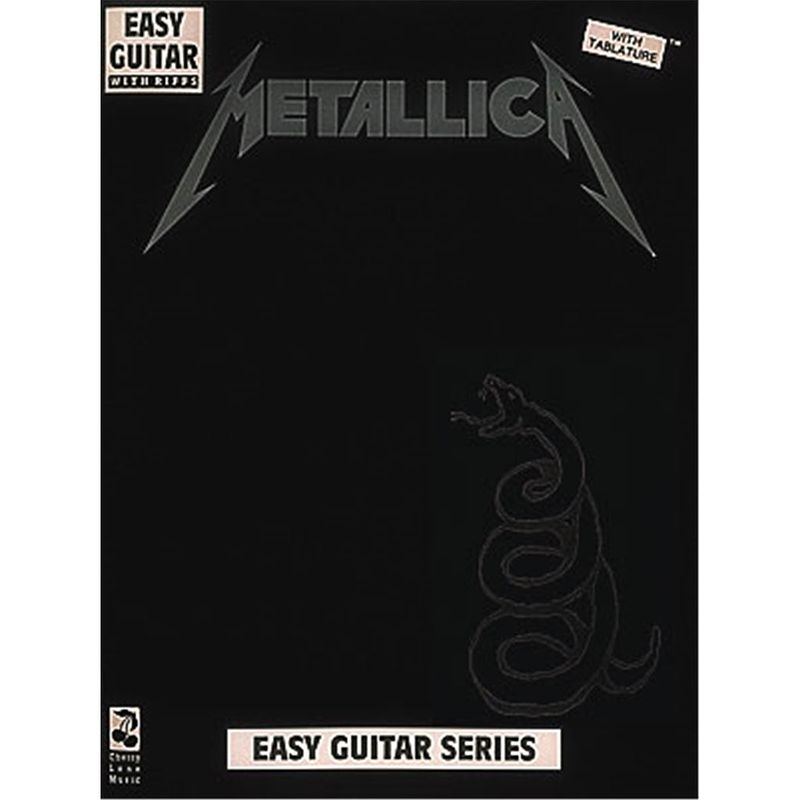 Foto van Hal leonard metallica easy guitar songboek voor gitaar