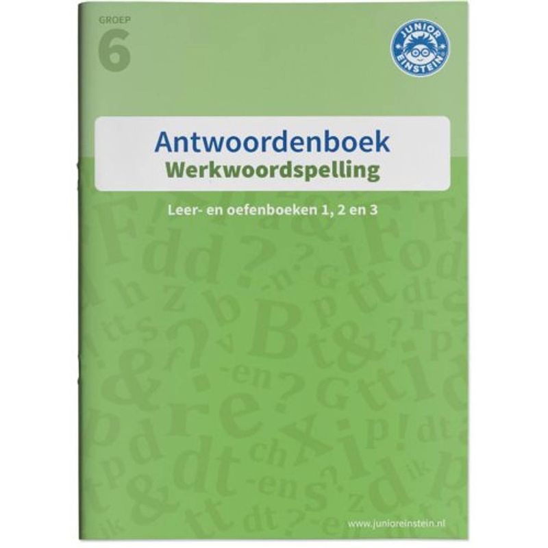 Foto van Werkwoordspelling antwoorden / leer- en