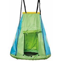 Foto van Happy people schommeltent voor nestschommel 110 cm groen/blauw